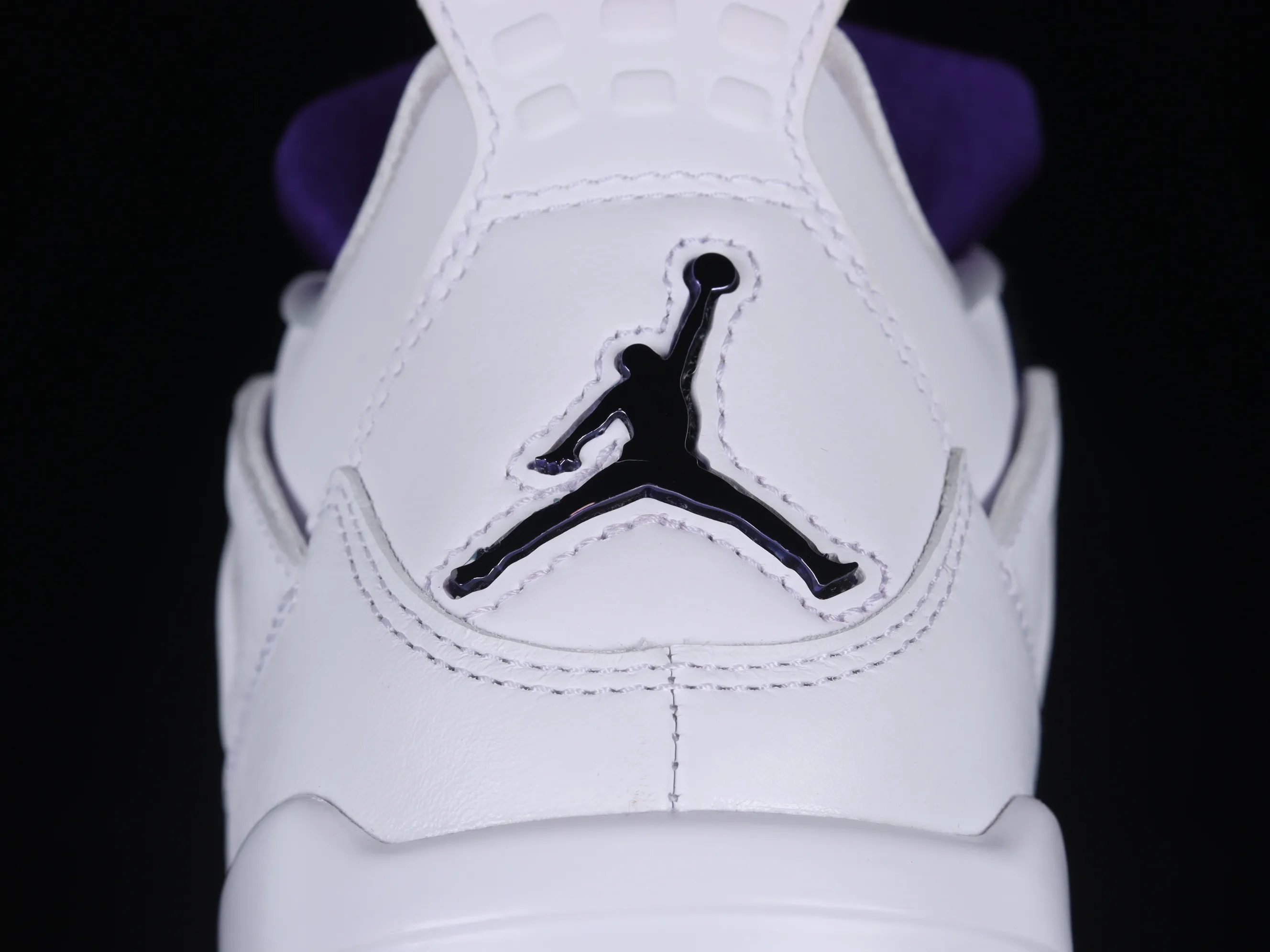 All categories Air Jordan Jordan series basketball shoes Air Jordan 4 OG version Air Jordan 4 "Court Purple" AJ4 Joe 4 white and purple full head layer CT8527-115